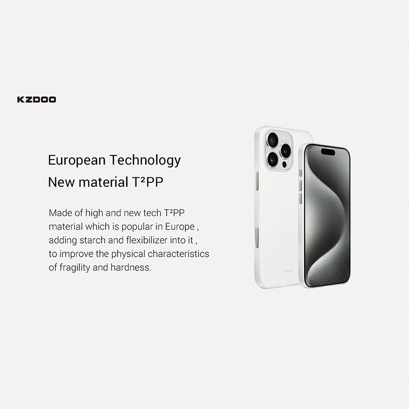 قاب Kzdoo Air Skin آیفون – فوق‌باریک و شفاف