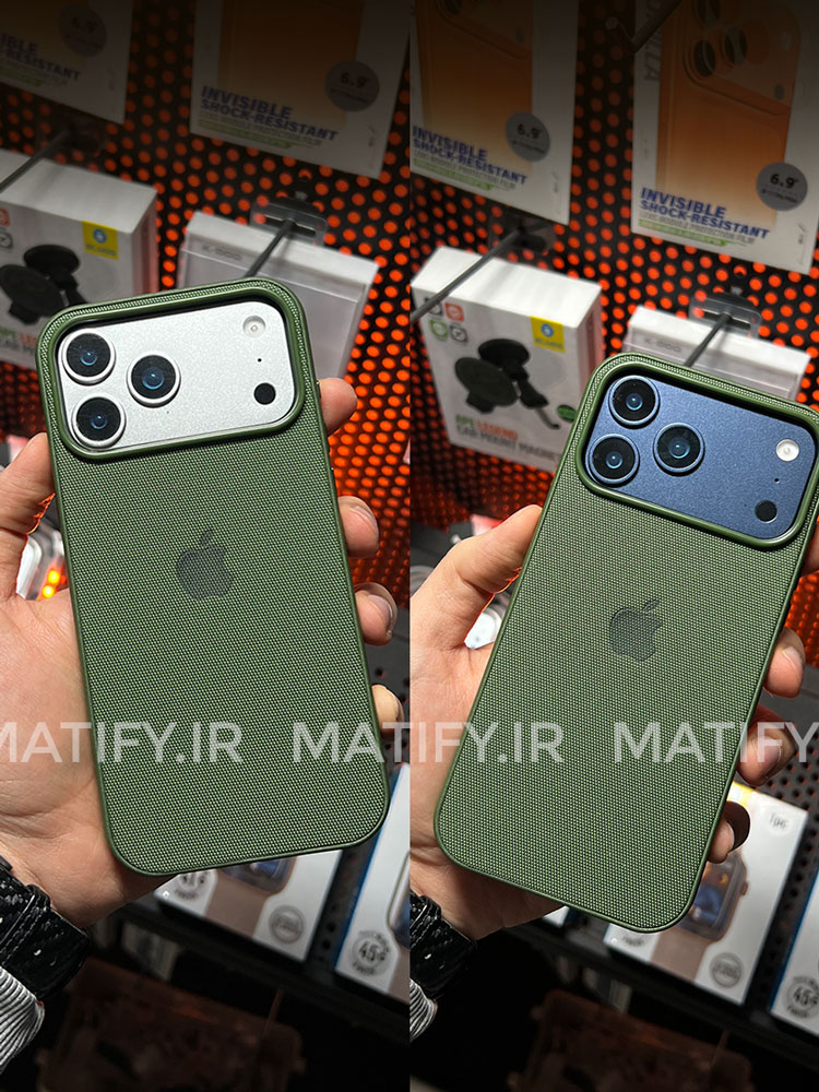 قاب Techwoven اپل رنگ آبی، هماهنگ با آیفون سرمه‌ای، نارنجی و سیلور با استایل مدرن