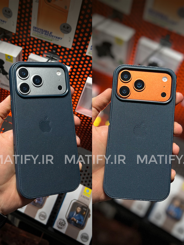 قاب Techwoven اپل رنگ آبی، هماهنگ با آیفون سرمه‌ای، نارنجی و سیلور با استایل مدرن