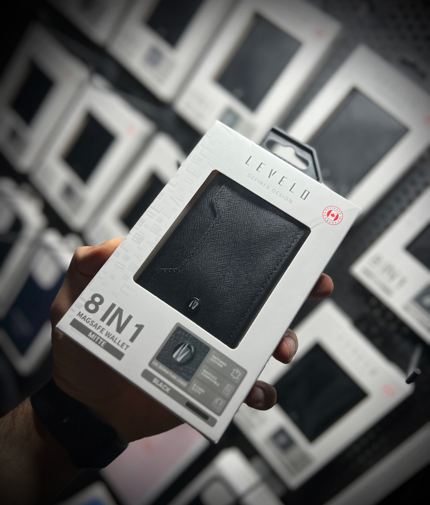 جاکارتی مگ‌سیف Levelo با مگنت قوی، مناسب حمل کارت‌های بانکی